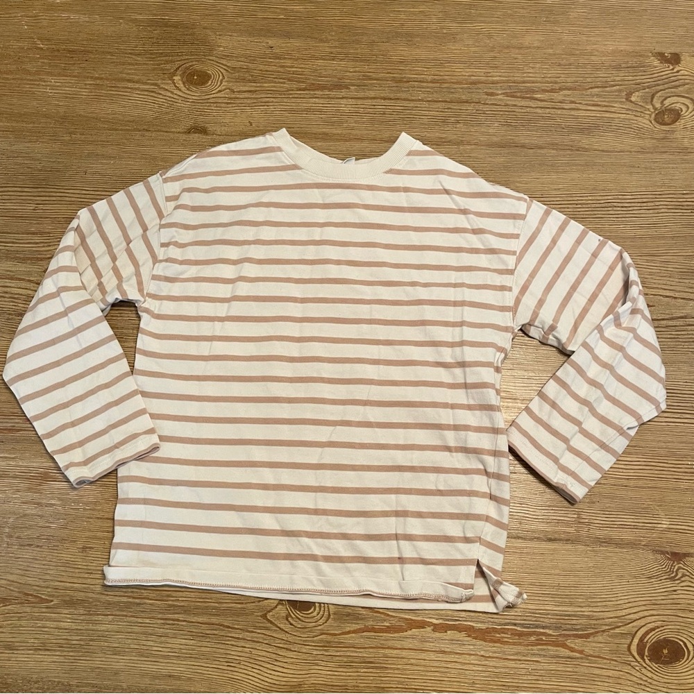 Zara Striped Long Sleeve Kids Shirt